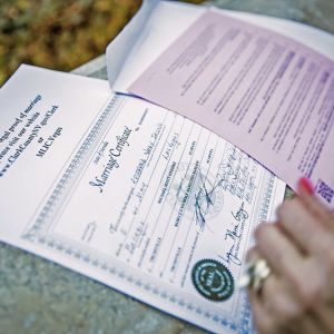 Las Vegas Wedding Minister - The Marriage License